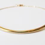 Dainty Beaded Bar Gold Bracelet, 14kt Gold Filled..