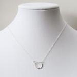 Sterling Silver Infinity Necklace, Sterling Silver..