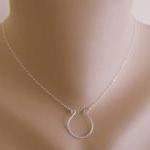 Sterling Silver Horseshoe Necklace, Sterling..
