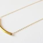 Dainty Bar Necklace, Gold Filled Necklace Gift For..